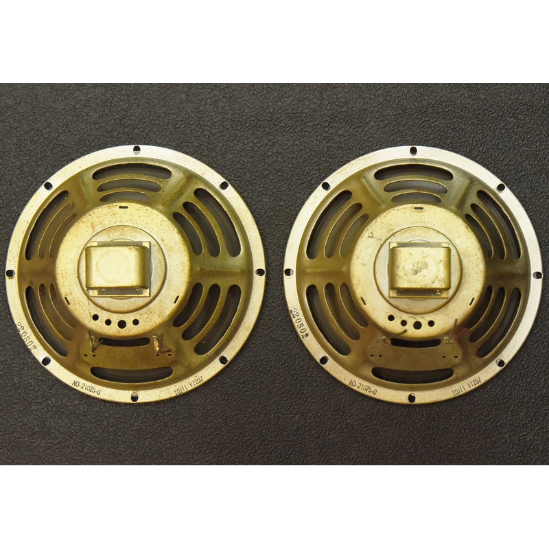 10J11 Pair – 8 OHM 10 Speakers, ’58