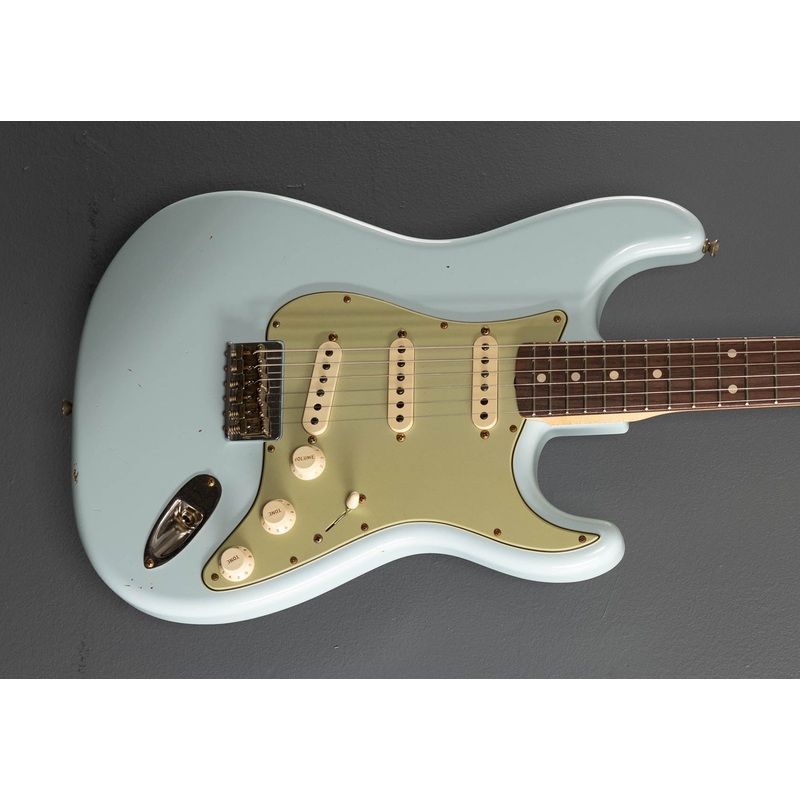 1960 Journeyman Relic Hardtail Stratocaster – Sonic Blue
