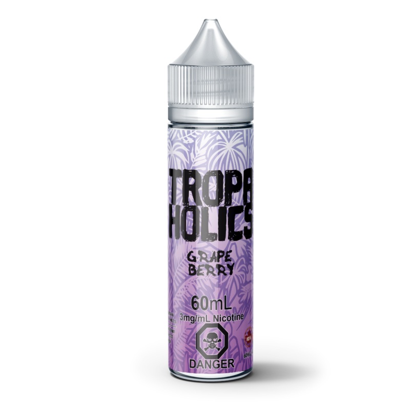 Tropaholics – Grape Berry|60 mL|0 mg/mL|3 mg/mL|6 mg/mL