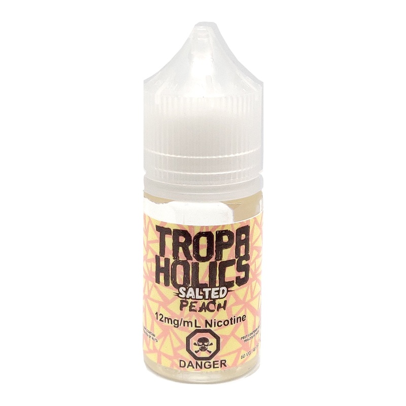 Tropaholics – Peach Salted|30 mL|12 mg/mL|20 mg/mL