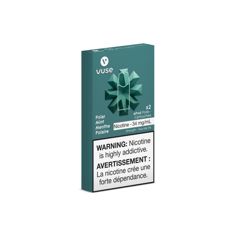 VUSE – Replacement Pod Pack|Iced Mango|Lemon Berry|Cucumber|Mango|Watermelon|Blood Orange|Clear|Golden Tobacco|Smooth Tobacco|1.6%