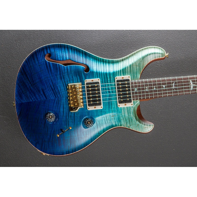 Custom 24 Semi-Hollow Wood Library Limited – Blue Fade w/Brazilian