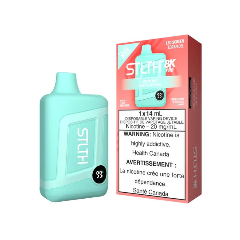 Arctic Mint STLTH 8K PRO Disposable Vape