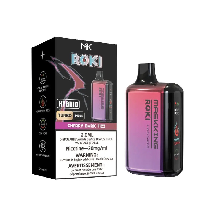 Cherry Dark Fizz MASKKING Roki 15000 Disposable Vape