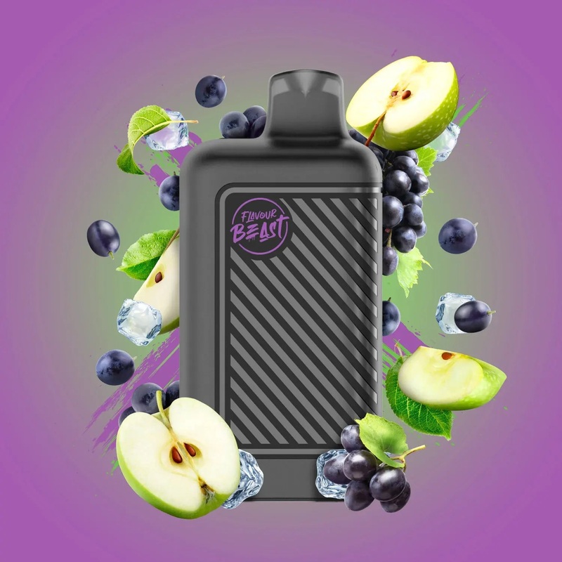 Grapplin Grape Sour Apple Iced Flavour Beast 8000