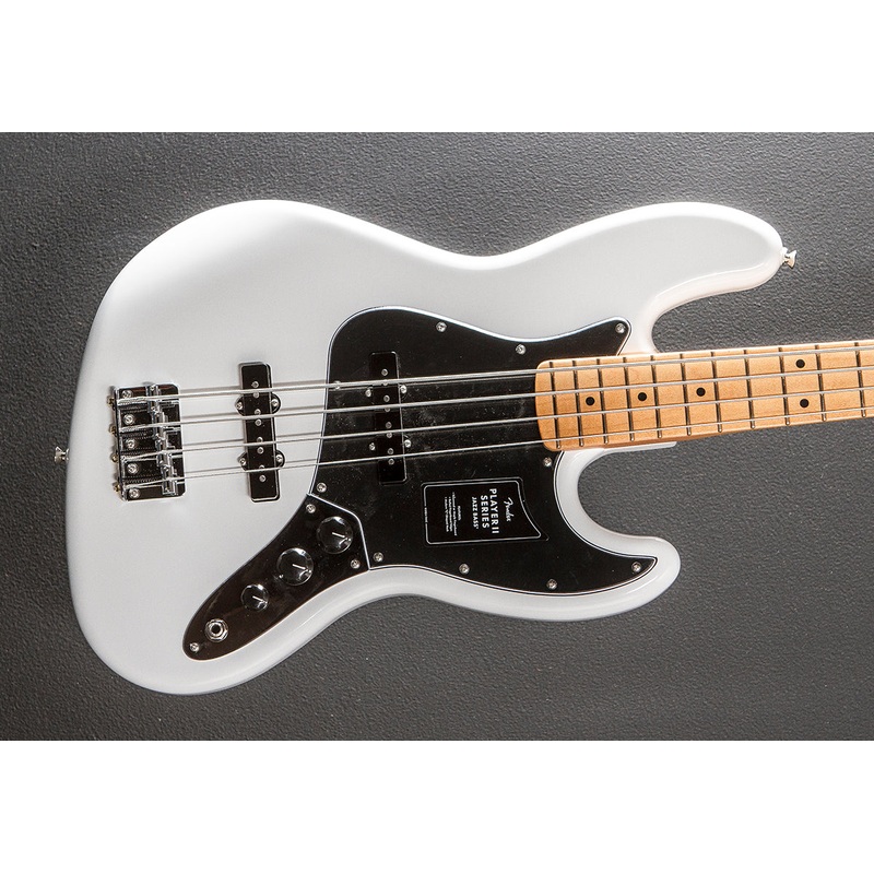 Player II Jazz Bass – Polar White w/Maple