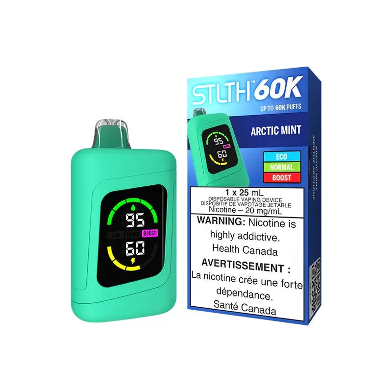 Arctic Mint STLTH 60K Disposable Vape