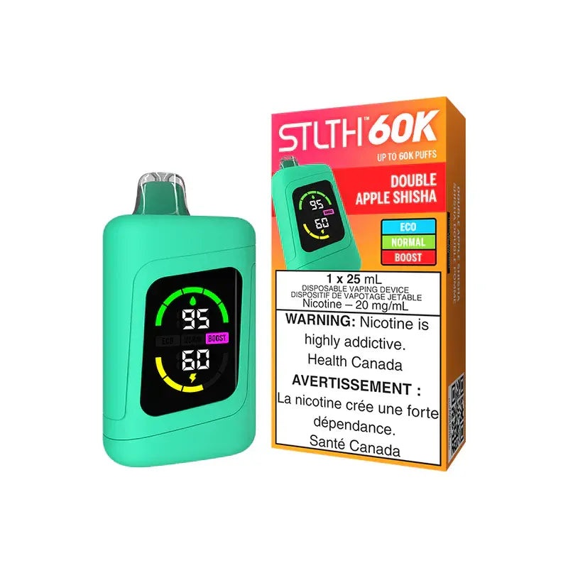 Double Apple Shisha STLTH 60K Disposable Vape