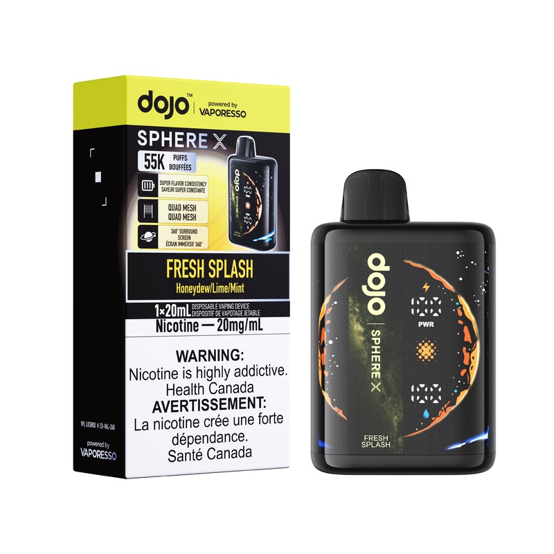 Fresh Splash Dojo Sphere X 55K Disposable Vape