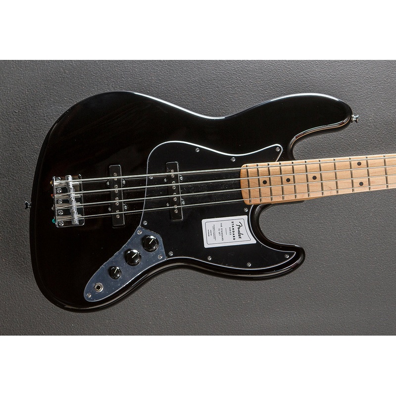Standard Jazz Bass – Black w/Maple