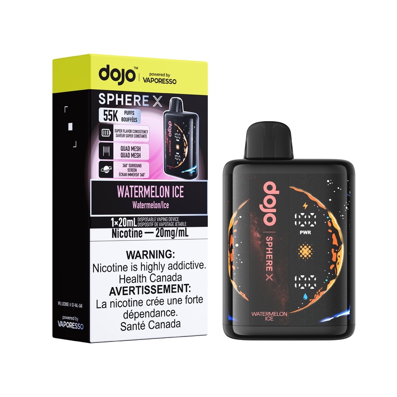 Watermelon Ice Dojo Sphere X 55K Disposable Vape