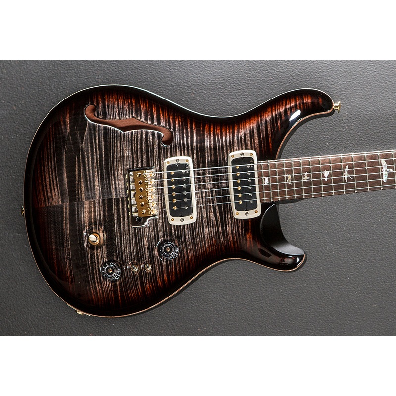 40th Anniversary Custom 24-08 Semi-Hollow Limited Edition – Charcoal Tri-Color Burst