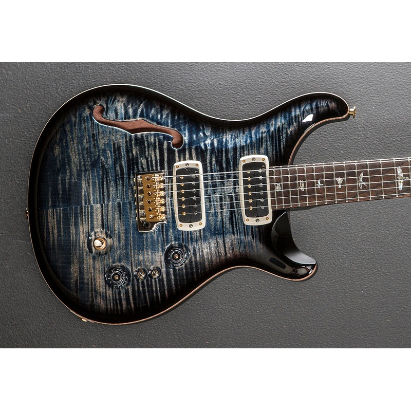 40th Anniversary Custom 24-08 Semi-Hollow Limited Edition – Faded Whale Blue Smokeburst