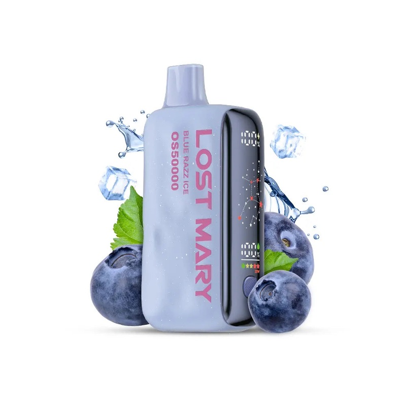 Blue Razz Ice Flavour Lost Mary OS50000 Disposable Vape (100% off)