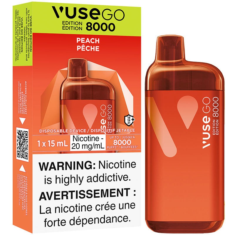 Peach Vuse GO 8000 Disposable Vape