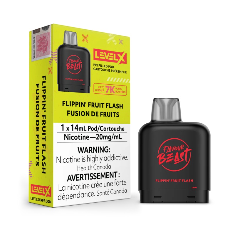 Flippin Fruit Flash Flavour Beast Level X 7K Disposable Vape