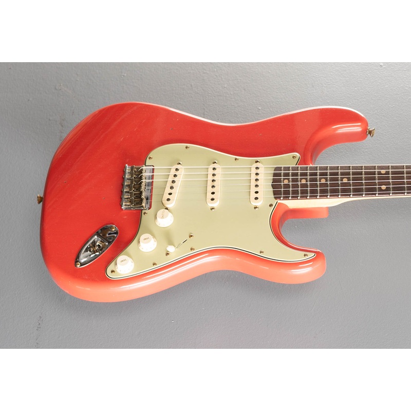1960 Journeyman Relic Hardtail Stratocaster – Fiesta Red