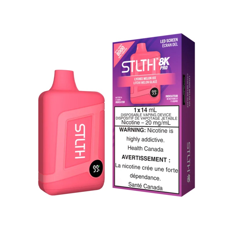 Lychee Melon Ice STLTH 8K PRO Disposable Vape (100% off)