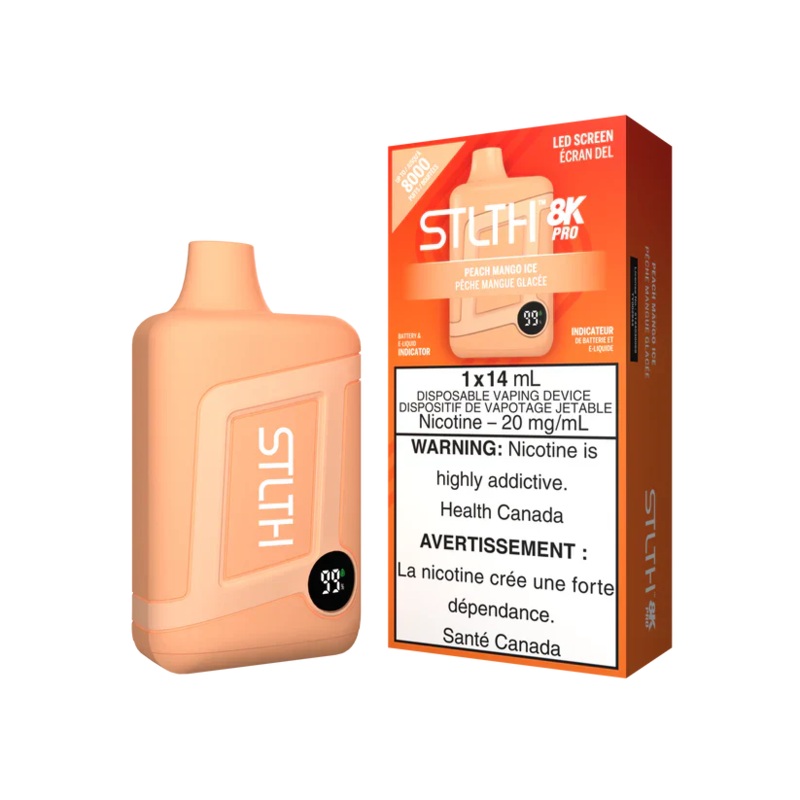 Peach Mango Ice STLTH 8K PRO Disposable Vape (100% off)