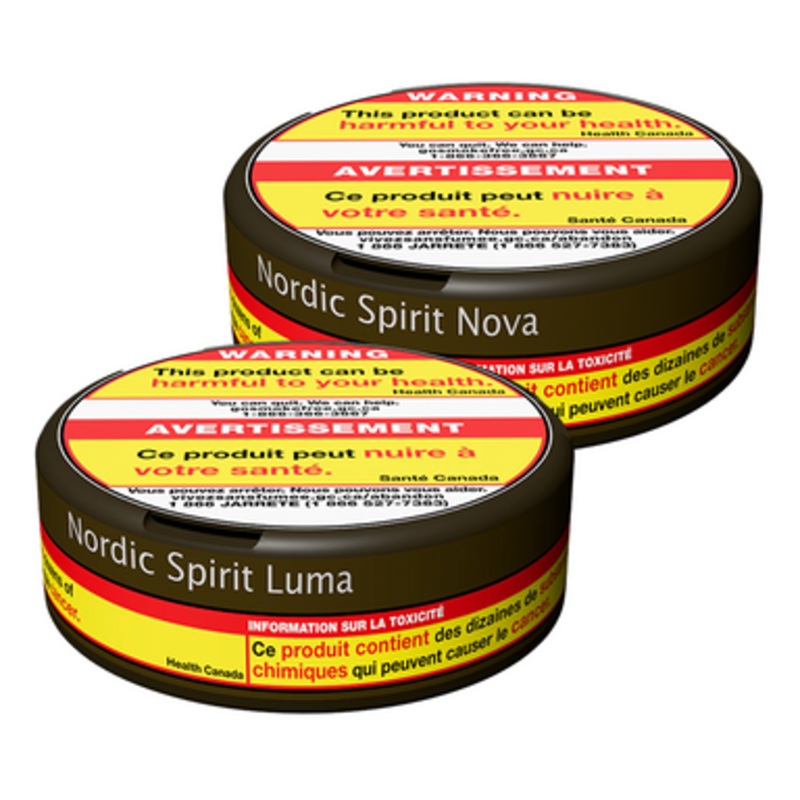 Nordic Spirit White Snus|Nordic Spirit Nova (6mg) [ Rich, Vibrant, Succulent Tropical Taste]|Nordic Spirit Nova Plus (9mg) [ Rich, Vibrant, Succulent Tropical Taste]|Nordic Spirit Luma (6mg) [ A ripe, refreshing, Mellow Taste]|Nordic Spirit Luma Plus (9mg