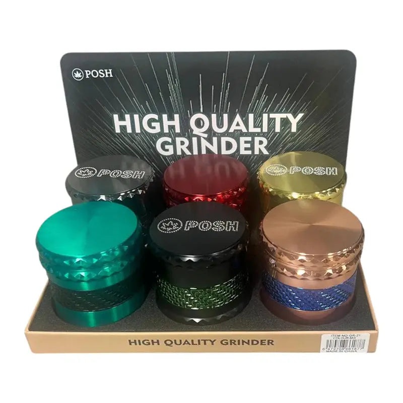 Posh Grinder :GR-21|Gold|Cobalt|Green|Red|Black