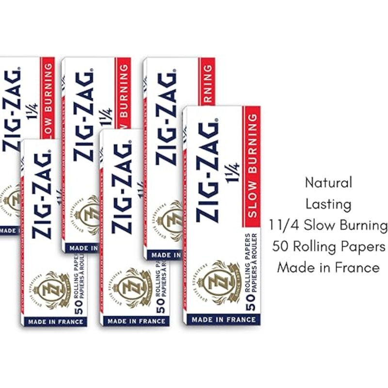 Zig Zag Rolling Papers 1 1/4 – Slow Burning (White)