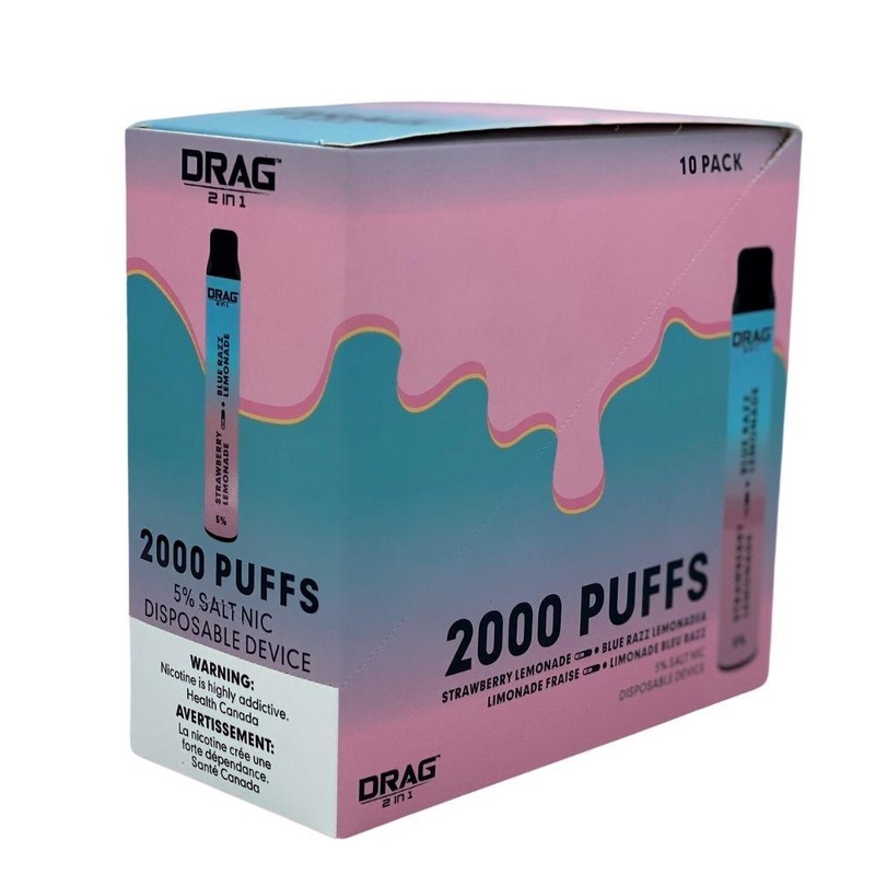 DRAG 2-In-1 Disposable Vape (2000 Puffs) | CANADA