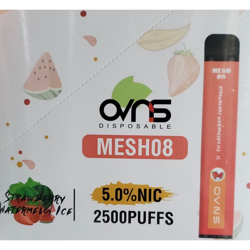 OVNS Disposable Mesh08 5.0% NIC 2500 Puffs