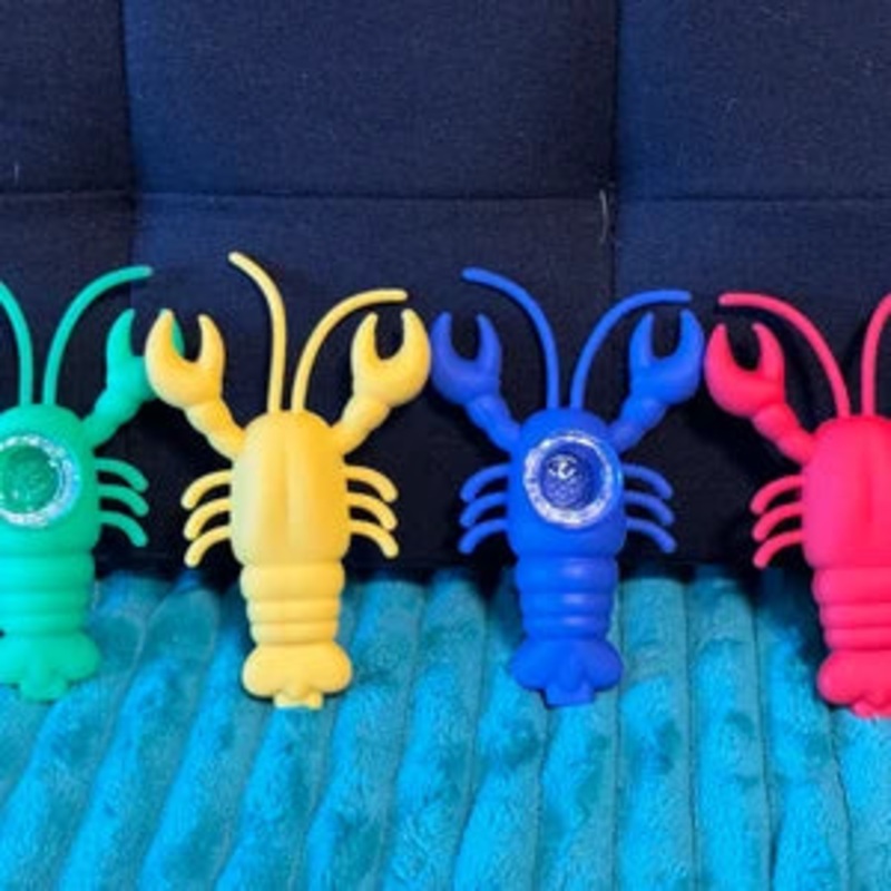 Silicon Hand Pipe – H296 (Lobster Pipe)