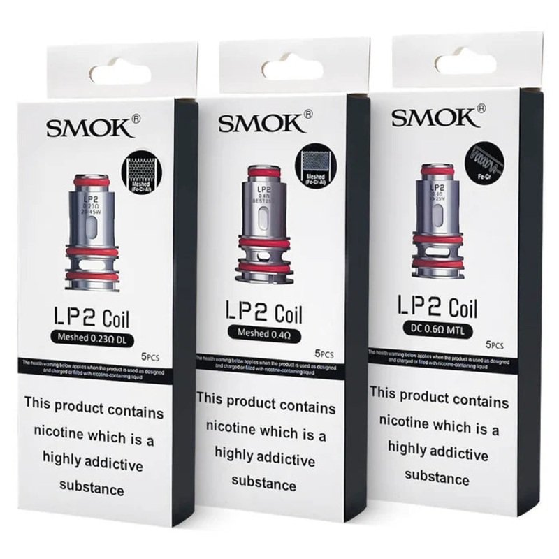 Smok LP2 Coils|Meshed (0.4 ohm)|MTL (0.6 ohm)