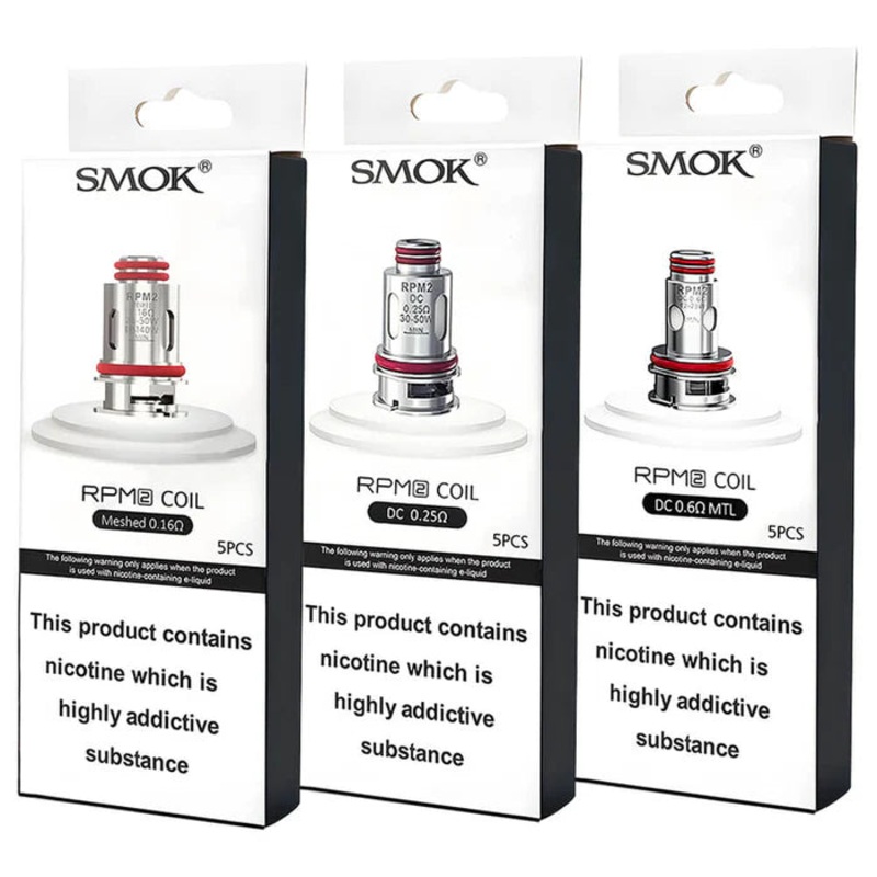 Smok RPM 2 Coils|MTL (0.6 ohm)|Mesh (0.16 ohm)