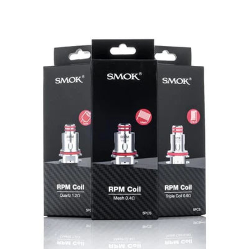 Smok RPM Coil|Triple Coil (0.6 ohm)|Mesh Coil (0.4 ohm)
