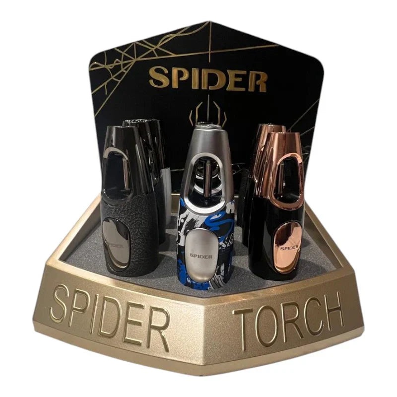 Spider Torch – 338|Black|Blue|White|Brown