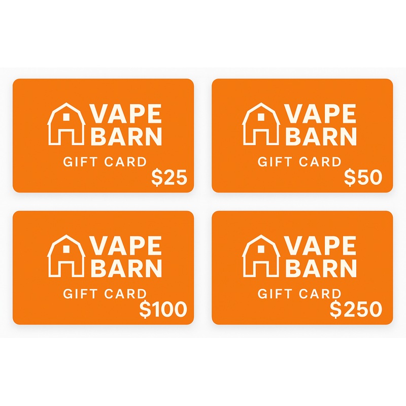 Vape Barn Gift Card|$25 CAD|$50 CAD|$100 CAD|$250 CAD