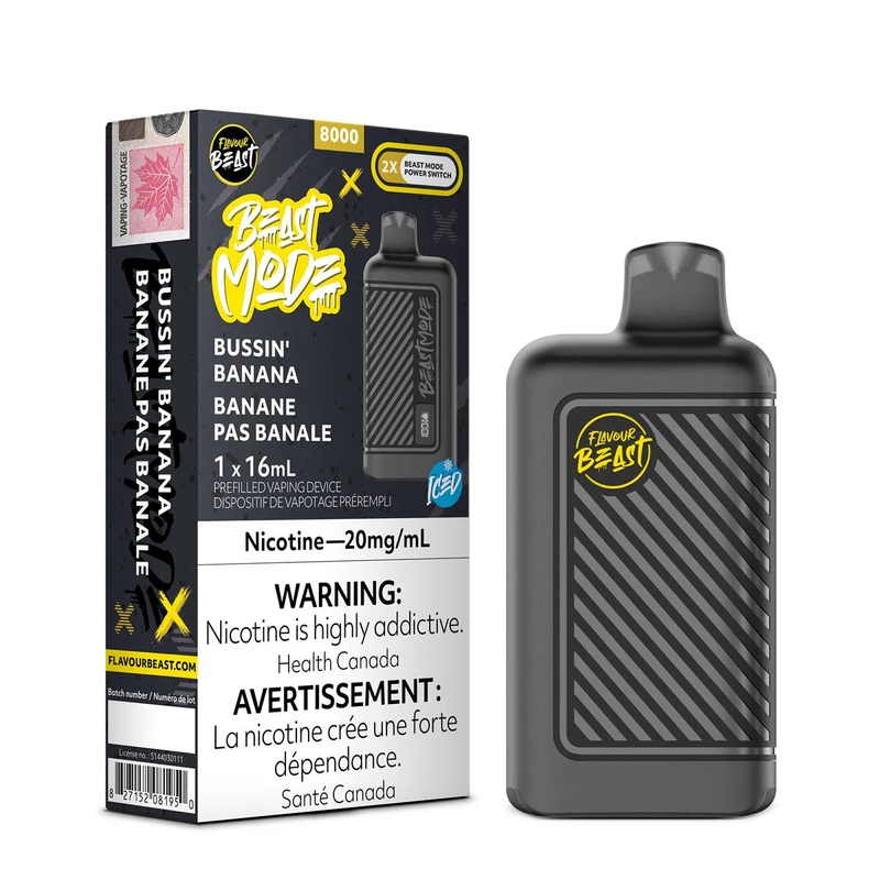 Flavour Beast BEAST MODE 8K – Bussin’ Banana Iced