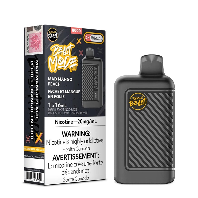 Flavour Beast BEAST MODE 8K – Mad Mango Peach