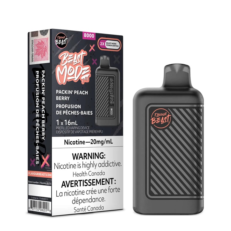 Flavour Beast BEAST MODE 8K – Packin’ Peach Berry