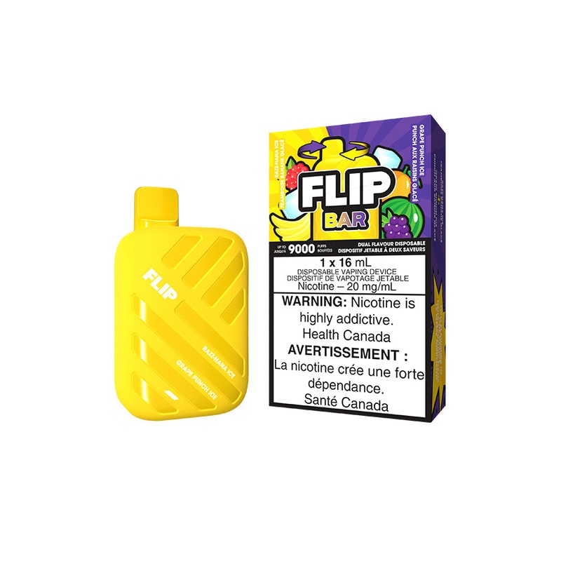 Flip Bar – Razz Nana Ice & Grape Punch Ice