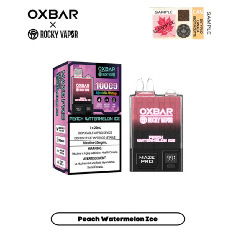 Oxbar Maze Pro – Peach Watermelon Ice