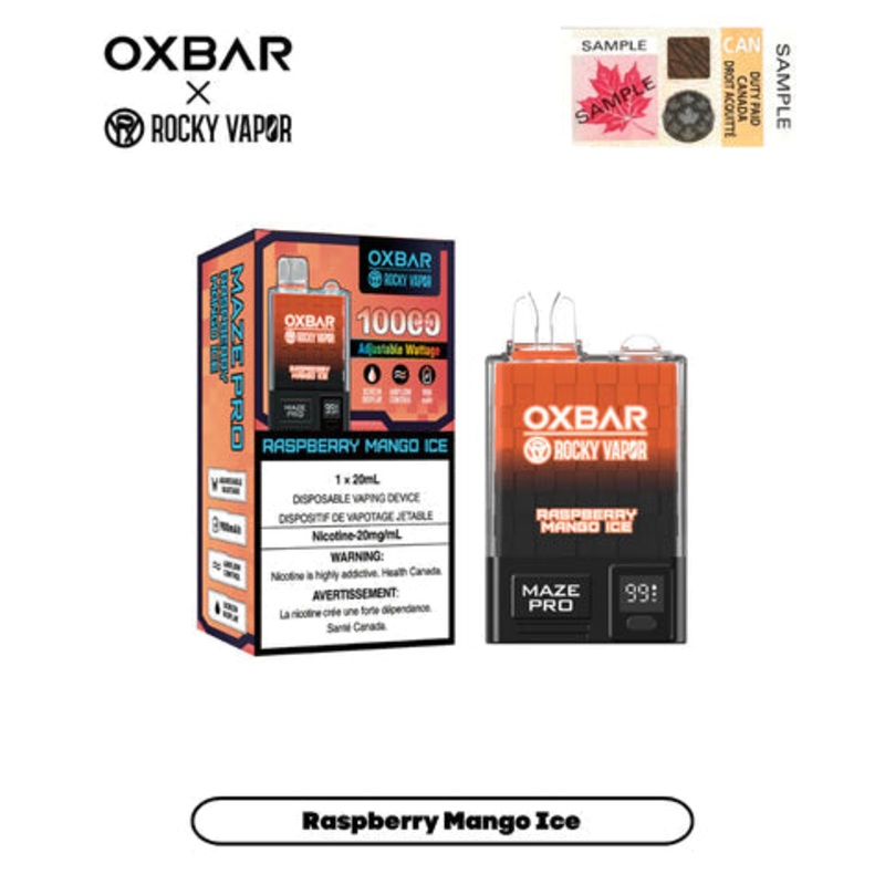 Oxbar Maze Pro – Raspberry Mango Ice