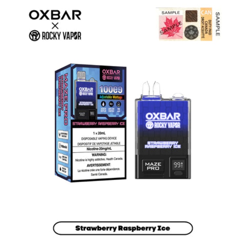 Oxbar Maze Pro – Strawberry Raspberry Ice