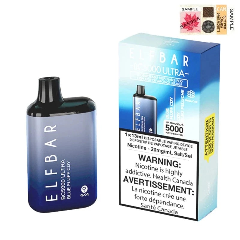 ELF BAR BC5000 ULTRA Disposable Vape – Blue Fluff CDY