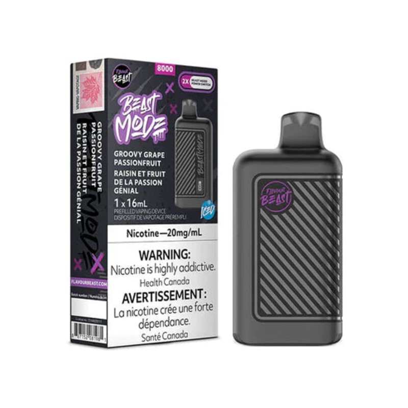 Flavour Beast BEAST MODE 8K – Groovy Grape Passionfruit Iced