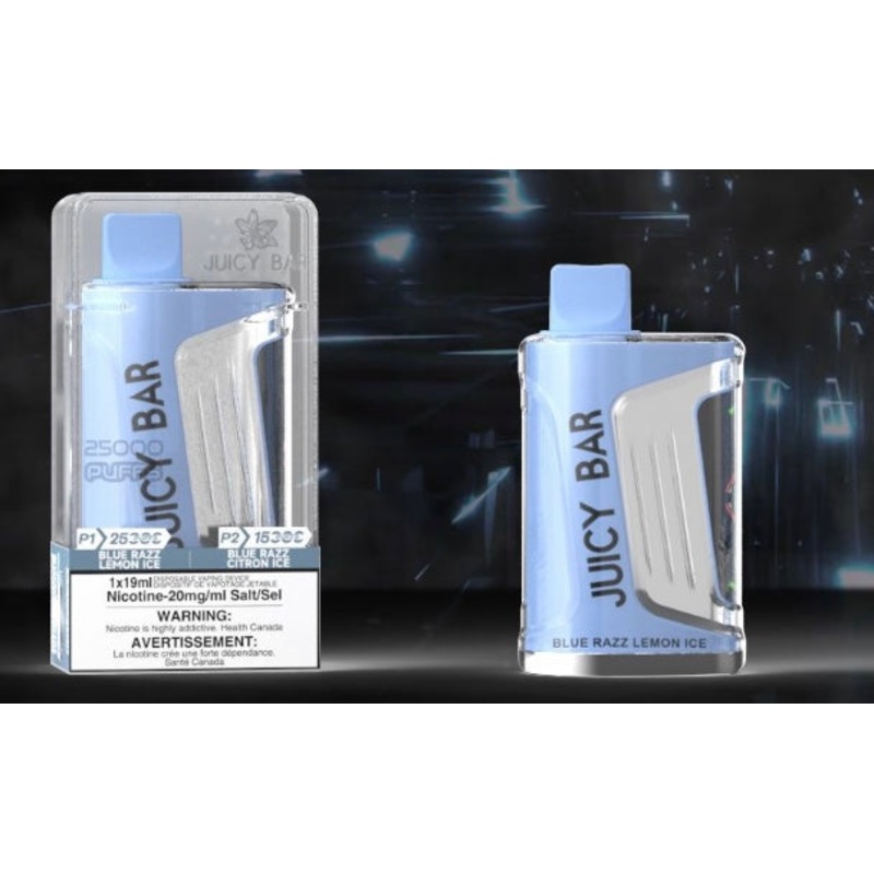 Juicy Bar JB25000 Pro Max Disposable Vape – Blue Razz Lemon Ice – 25K Puffs