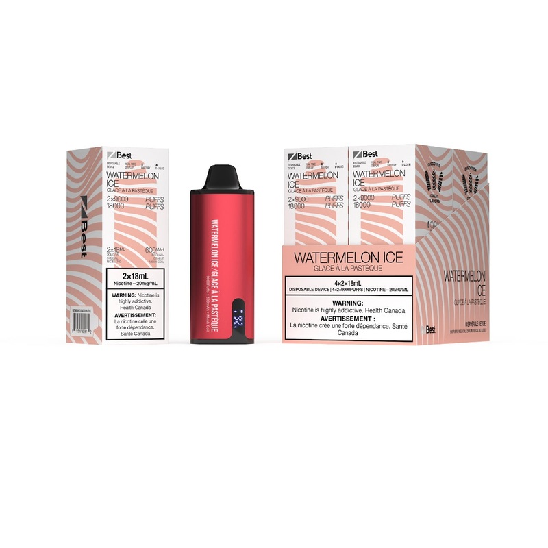 ZBEST Disposable Vape – Zpods – 18K Puffs Combo – Watermelon Ice
