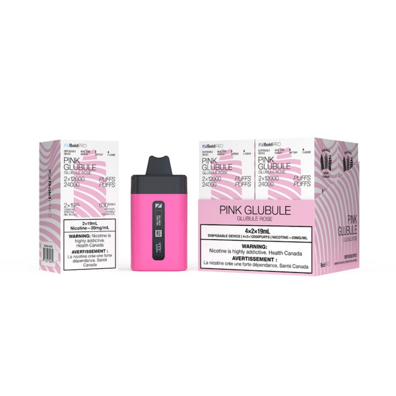 ZBOLD PRO Disposable Vape – Zpods – 24K Puffs Combo – Pink Glubule