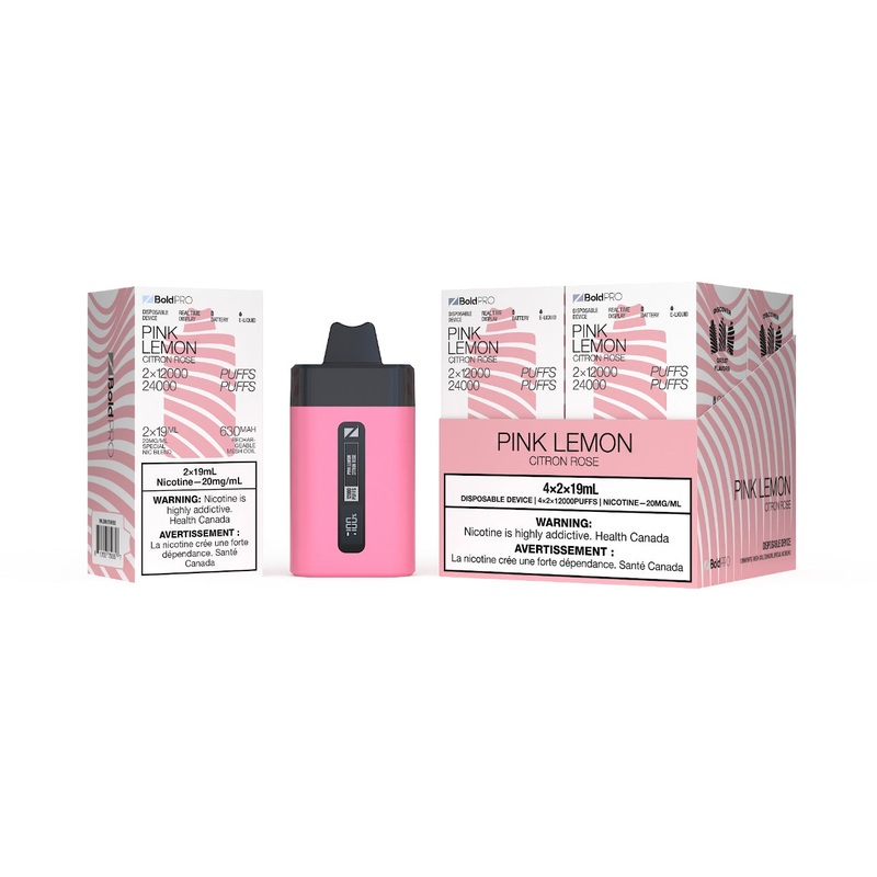 ZBOLD PRO Disposable Vape – Zpods – 24K Puffs Combo – Pink Lemon