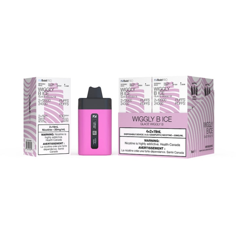 ZBOLD PRO Disposable Vape – Zpods – 24K Puffs Combo – Wiggly B Ice