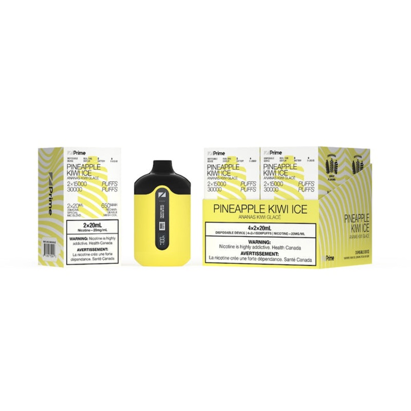 ZPrime Disposable Vape – Zpods – 30K Puff Combo – Pineapple Kiwi Ice