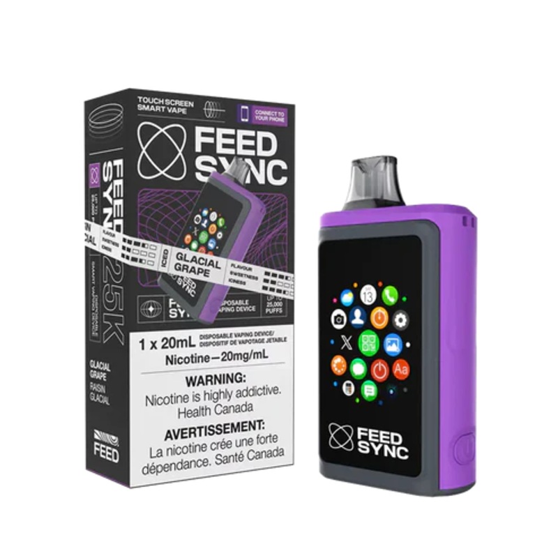 Feed Sync Disposable Vape – 25K – Glacial Grape